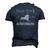 The Empire State &8211 New York Home State Men's 3D T-Shirt Back Print Navy Blue