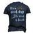 Funny Its Good Day To Read Book Funny Library Reading Lover  Men's 3D Print Graphic Crewneck Short Sleeve T-shirt Navy Blue