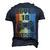 Level 18 Unlocked 18Th Video Gamer Birthday Boy V2 Men's 3D T-shirt Back Print Navy Blue