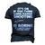 Smart Persons Sport Men's 3D T-shirt Back Print Navy Blue