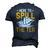 Here To Spill The Tea Usa Independence 4Th Of July Graphic Men's 3D T-Shirt Back Print Navy Blue