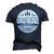Yosemite National Park Distressed Minimalist Men's 3D T-shirt Back Print Navy Blue