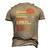 31 Years Old Awesome Since April 1992 31St Birthday Men's 3D T-Shirt Back Print Khaki