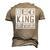 Black King The Most Important Piece In The Game African Men Men's 3D T-Shirt Back Print Khaki