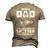 Being A Dad - Letting Her Shoot Men's 3D T-shirt Back Print Khaki