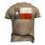 Dayton Tx Texas Flag City State Men's 3D T-Shirt Back Print Khaki