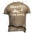 Gravity Fake News Glider Pilot Gliding Soaring Pilot Men's 3D T-shirt Back Print Khaki