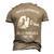 Pappy & Granddaughter - Best Friends Men's 3D T-shirt Back Print Khaki