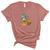 Fall In Love Gnomes Pumpkins Basket Women's Short Sleeve T-shirt Unisex Crewneck Soft Tee Heather Mauve