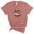 Retro Christmas Sleigh All Day Women's Short Sleeve T-shirt Unisex Crewneck Soft Tee Heather Mauve
