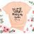 Our First Mothers Day Happy New Mom Mothers Day Rainbow  Women's Short Sleeve T-shirt Unisex Crewneck Soft Tee Heather Peach