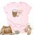 Coffee Pumpkin Spice And Everything Nice Fall Things Women's Short Sleeve T-shirt Unisex Crewneck Soft Tee Light Pink