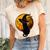Beautiful Halloween Black Cat With Witch Hat Full Moon - Cat Unisex Crewneck Soft Tee Natural