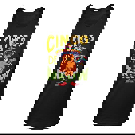 Cinco De Meow Shirt With Smiling Cat Taco And Sombrero Cinco De Meow Shirt With Smiling Cat Taco And Sombrero