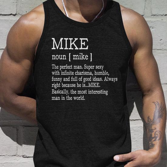 Adult Definition Funny First Name Mike Men Gift Graphic Design