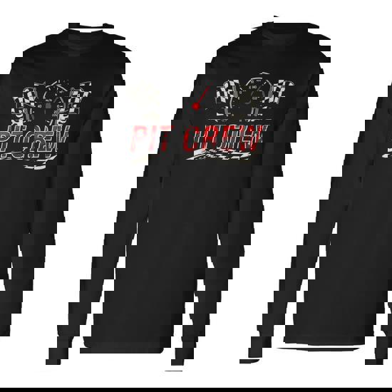 Pit Crew Car Racing Checkered Flag Racing Party T-Shirt Pit Crew Car Racing Checkered Flag Racing Party T-Shirt