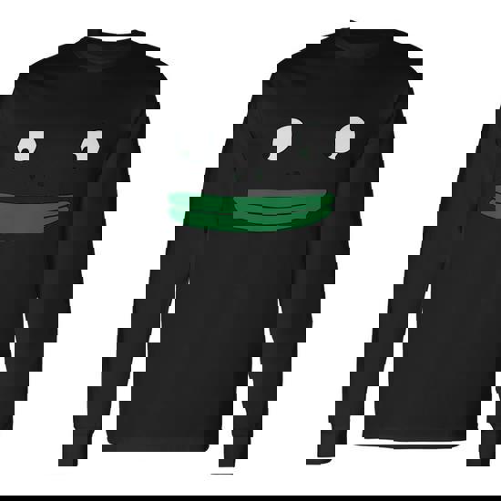 Smiling Friends Mr Frog Face Long Sleeve T-Shirt - Thegiftio