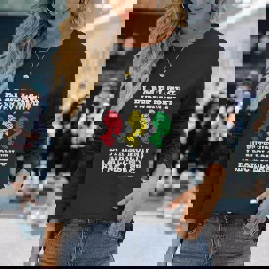 Black History Month I Am Black Every Month Blackity Black Men Women Long  Sleeve T-Shirt T-shirt Graphic Print - Thegiftio UK