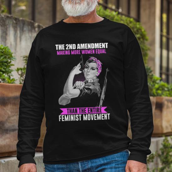 2nd amendment long sleeve shirts