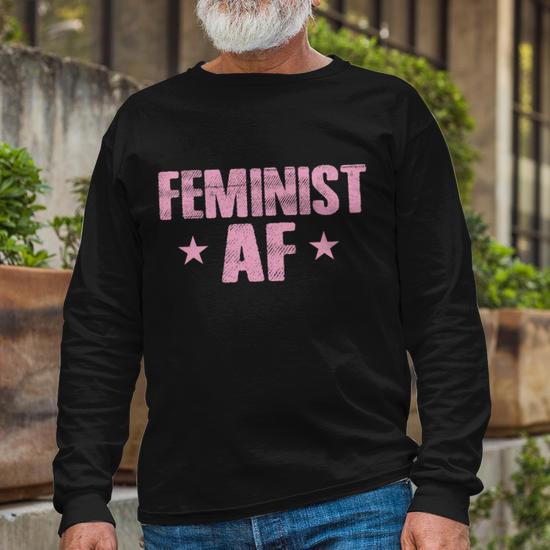 Feminist af sweatshirt hotsell