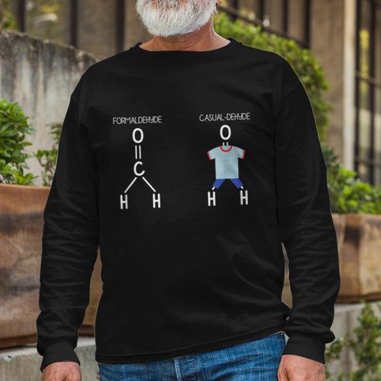 chemistry dress shirt Chemistry Set Hexagon Long Sleeve Button Up Shirt