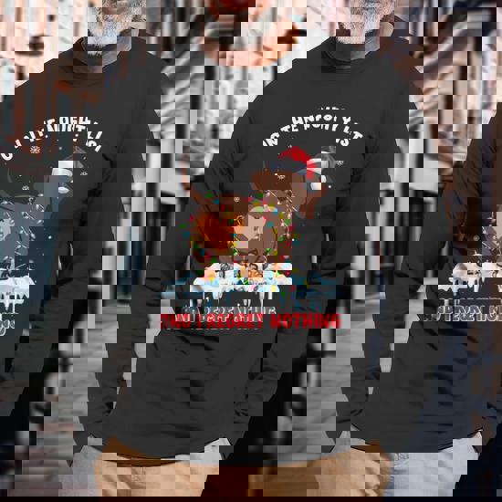 On The Naughty List I Regret Nothing Dachshund Xmas Gift T-Shirt On The Naughty List I Regret Nothing Dachshund Xmas Gift T-Shirt