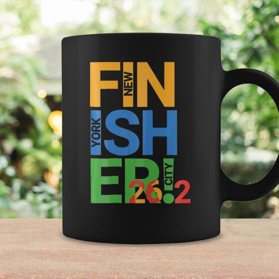 262 Miles New York City (NYC) Marathon Finisher 2018 Coffee Mug, Marathon Gift