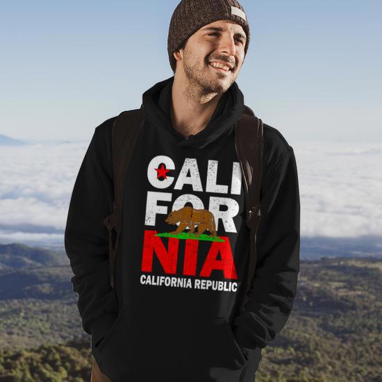 REPUBLIC OF CALIFORNIA T-Shirt Uomo - Verde, Taglia 3XL, Stile Casual