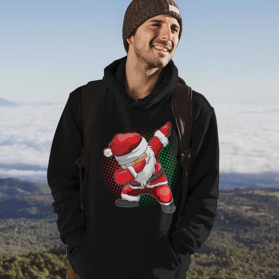 Christmas Dabbing Santa V2 Hoodie Thegiftio UK