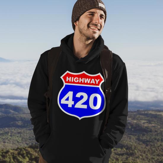 Funny Marijuana Stoner 420 Humor Zip-Up Hoodie - Unisex Sweatshirt