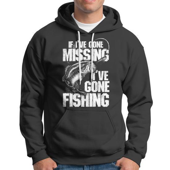 If Ive Gone Missing - Fishing Hoodie