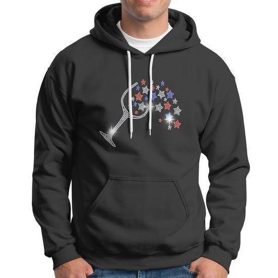 Rhinestone Bling Hoodie