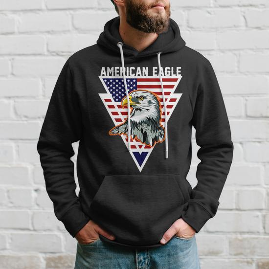 American Eagle Usa Pride T Shirt Men Hoodie Thegiftio UK