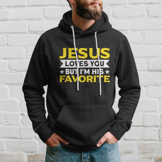 Jesus Loves You Faith Church Appreciation Christian Hoodie Thegiftio UK