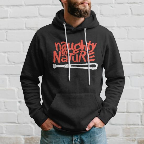 Naughty By Nature – Red Logo Hoodie - Thegiftio UK