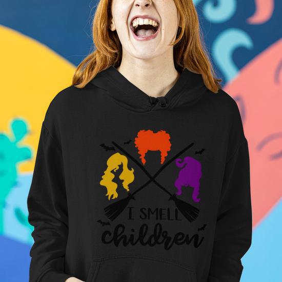 I Smell Children Halloween Quote V2 Women Hoodie Monsterry