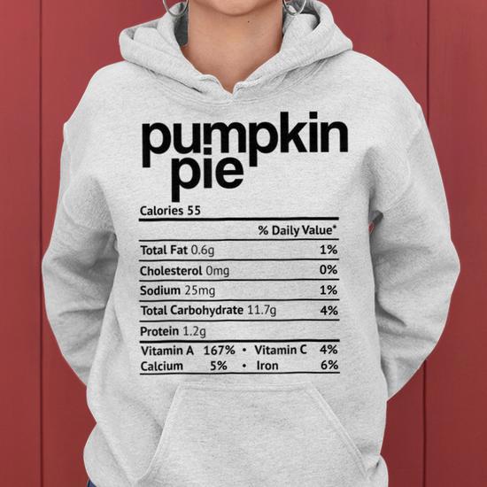 Thanksgiving Hoodie in 6 SIZES, Thanksgiving pumpkin pie unisex retailer hoodie, Pumpkin pie unisex hoodie for thanksgiving grey