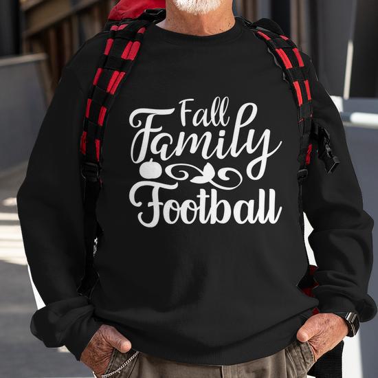 Family food football fall sweatshirt best sale