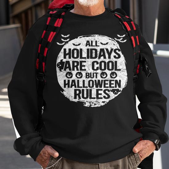 Halloween Rules Party Costume Halloween Sweatshirt Thegiftio UK