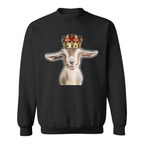 Goat King Sweatshirt Thegiftio UK