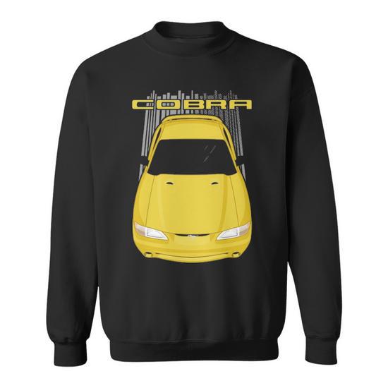 Mustang Cobra 1994 To 1998 Sn95 Yellow Sweatshirt Thegiftio UK