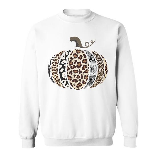 Cheetah pumpkin sweatshirt sale