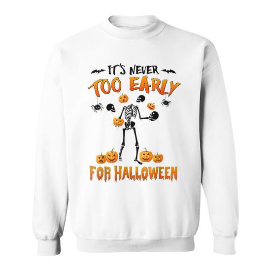 Skeleton pumpkin sweatshirt sale