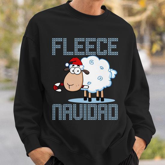 Fleece navidad ugly sweater best sale