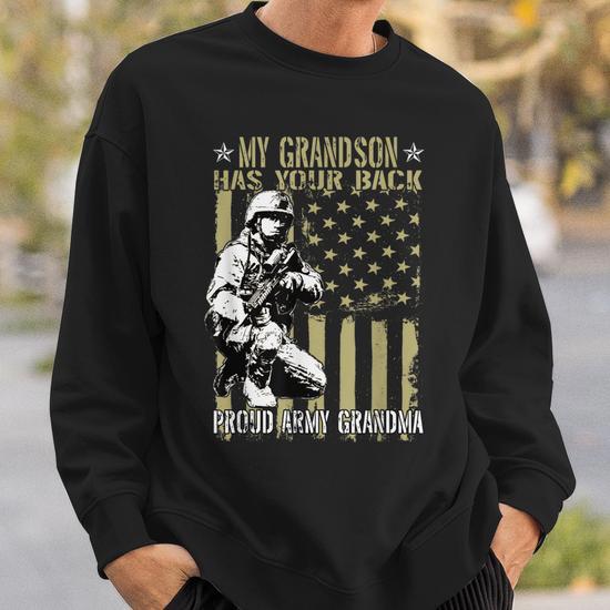 Army grandma sweatshirt sale