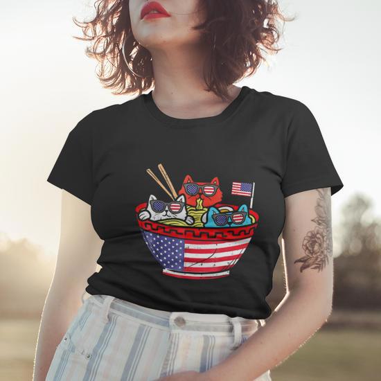 American flag t shirt women's best sale