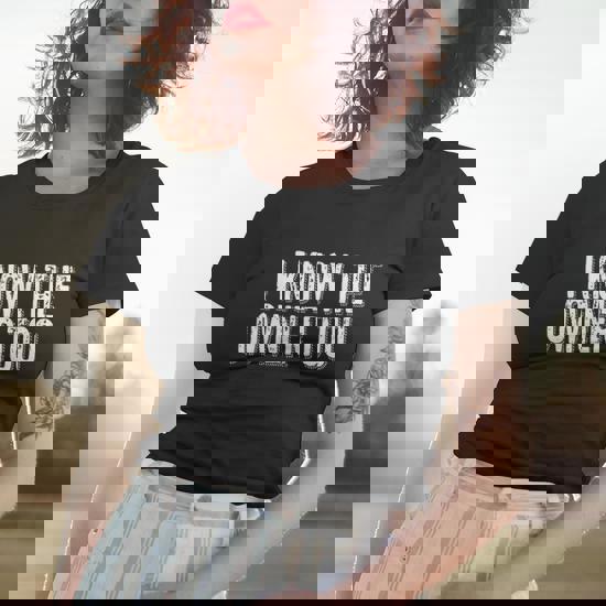 Funny Bartender Bouncer Shirt | I Know The Owner Too Funny Bartender Bouncer Shirt | I Know The Owner Too