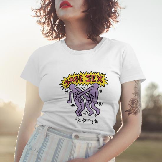 Safe Sex Harry 86 Funny Gays Gay With Lgbt Women T-shirt