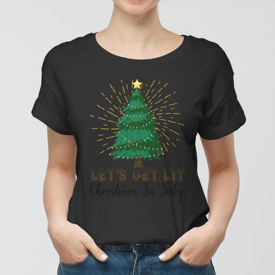 Funny christmas in july shirts online