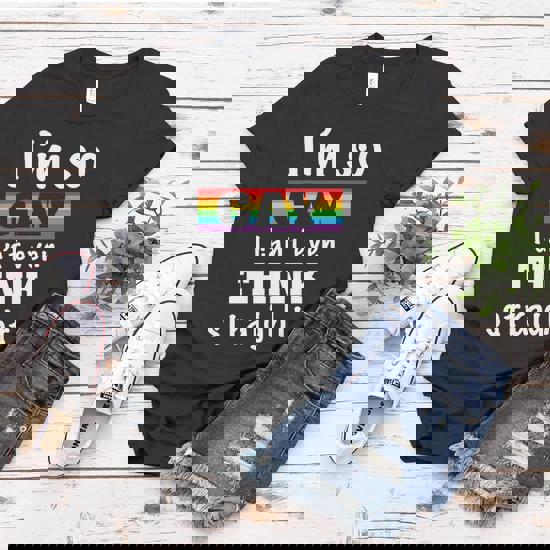 Im So Gay I Cant Lgbt Pride Month Women T-shirt - Monsterry